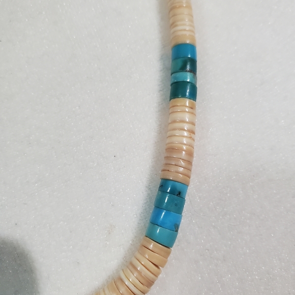 Turquoise Graduated handmade necklace - Picture 2 of 8
